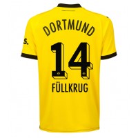 Camisa de Futebol Borussia Dortmund Niclas Fullkrug #14 Equipamento Principal 2023-24 Manga Curta